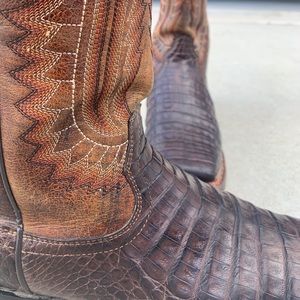 Ariat Double Down Caiman Belly Boots - Men’s 8EE